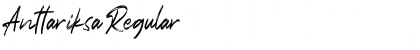 Download Anttariksa Regular Font Title Preview