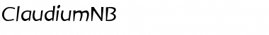 Download ClaudiumNB Regular Font Title Preview