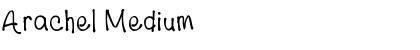 Download Arachel Medium Font Title Preview