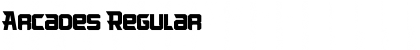 Download Arcades Regular Font Title Preview