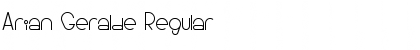 Download Arian Geralde Regular Font Title Preview