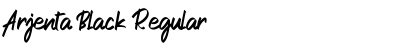 Download Arjenta Black Regular Font Title Preview