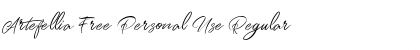 Download Artefellia Free Personal Use Regular Font Title Preview