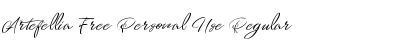 Download Artefellia Free Personal Use Regular Font Title Preview