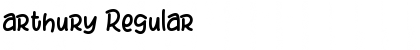 Download arthury Regular Font Title Preview