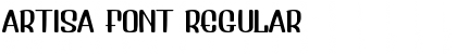 Download Artisa Font Regular Font Title Preview