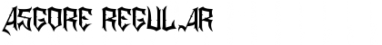Download ASGORE Regular Font Title Preview