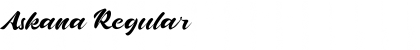 Download Askana Regular Font Title Preview