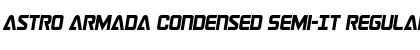 Download Astro Armada Condensed Semi-It Regular Font Title Preview