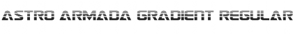 Download Astro Armada Gradient Regular Font Title Preview