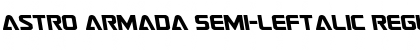 Download Astro Armada Semi-Leftalic Regular Font Title Preview