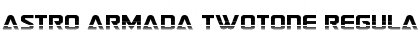 Download Astro Armada Twotone Regular Font Title Preview