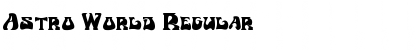 Download Astro World Regular Font Title Preview