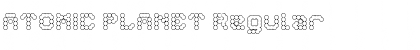 Download ATOMIC PLANET Regular Font Title Preview
