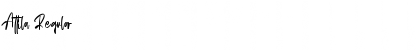 Download Attila Regular Font Title Preview