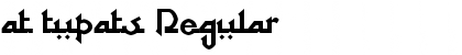 Download at tupats Regular Font Title Preview