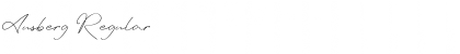 Download Ausberg Regular Font Title Preview