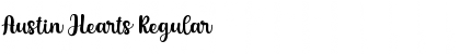 Download Austin Hearts Regular Font Title Preview