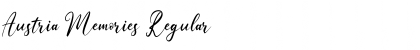 Download Austria Memories Regular Font Title Preview