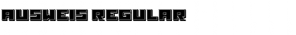 Download Ausweis Regular Font Title Preview
