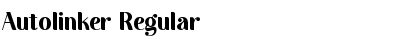 Download Autolinker Regular Font Title Preview