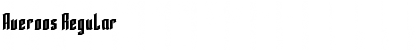 Download Averoos Regular Font Title Preview