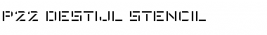 Download P22 DeStijl Stencil Regular Font