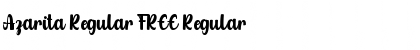 Download Azarita Regular FREE Regular Font Title Preview