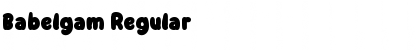 Download Babelgam Regular Font Title Preview