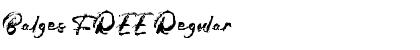 Download Balges FREE Regular Font Title Preview