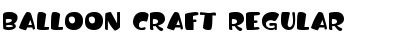 Download Balloon Craft Regular Font Title Preview