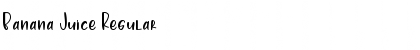 Download Banana Juice Regular Font Title Preview