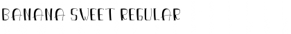 Download Banana Sweet Regular Font Title Preview