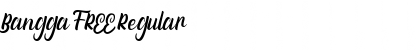 Download Bangga FREE Regular Font Title Preview