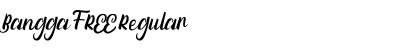 Download Bangga FREE Regular Font Title Preview