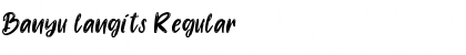 Download Banyu langits Regular Font Title Preview