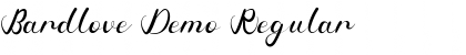 Download Bardlove Demo Regular Font Title Preview