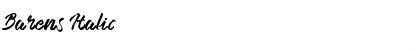 Download Barens Italic Font Title Preview