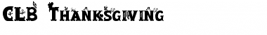 Download CLB-Thanksgiving Regular Font Title Preview