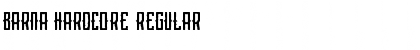 Download Barna Hardcore Regular Font Title Preview