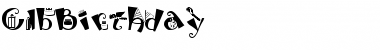 Download Clb:Birthday Normal Font Title Preview
