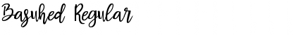 Download Basuhed Regular Font Title Preview