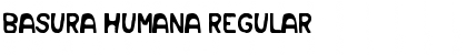 Download Basura Humana Regular Font Title Preview