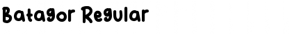 Download Batagor Regular Font Title Preview