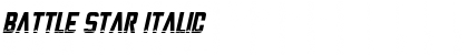Download Battle Star Italic Font Title Preview