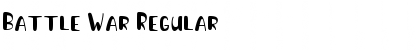 Download Battle War Regular Font Title Preview