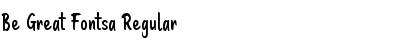Download Be Great Fontsa Regular Font Title Preview