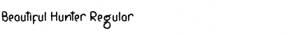 Download Beautiful Hunter Regular Font Title Preview