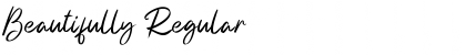 Download Beautifully Regular Font Title Preview