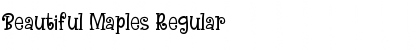 Download Beautiful Maples Regular Font Title Preview